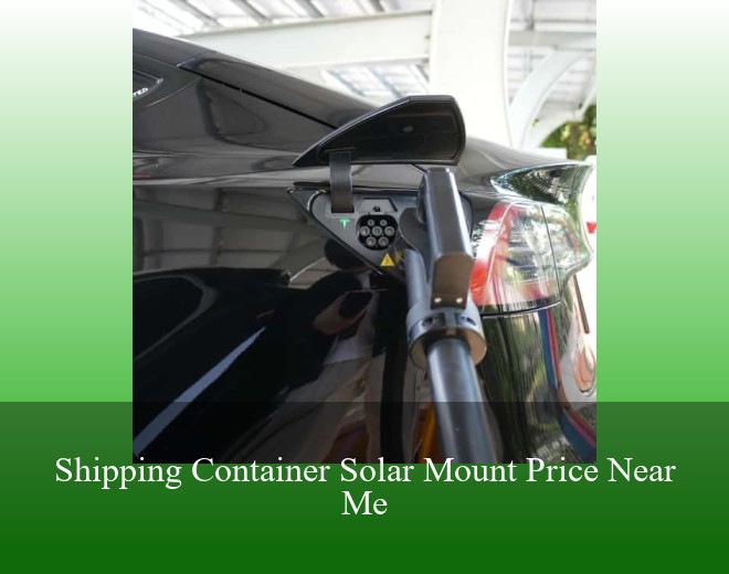 Shipping Container Solar Mount Price Near Me